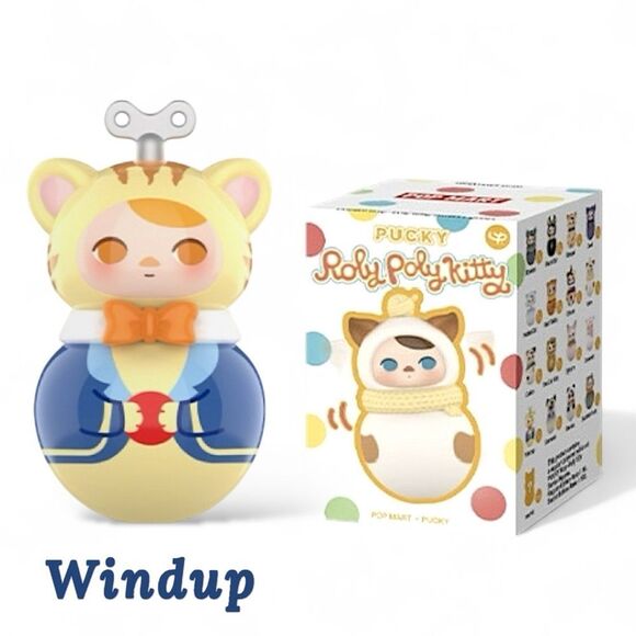 Pop Mart Pucky Roly-Poly Kitty Series Figurine - Windup - Picture 16 of 16